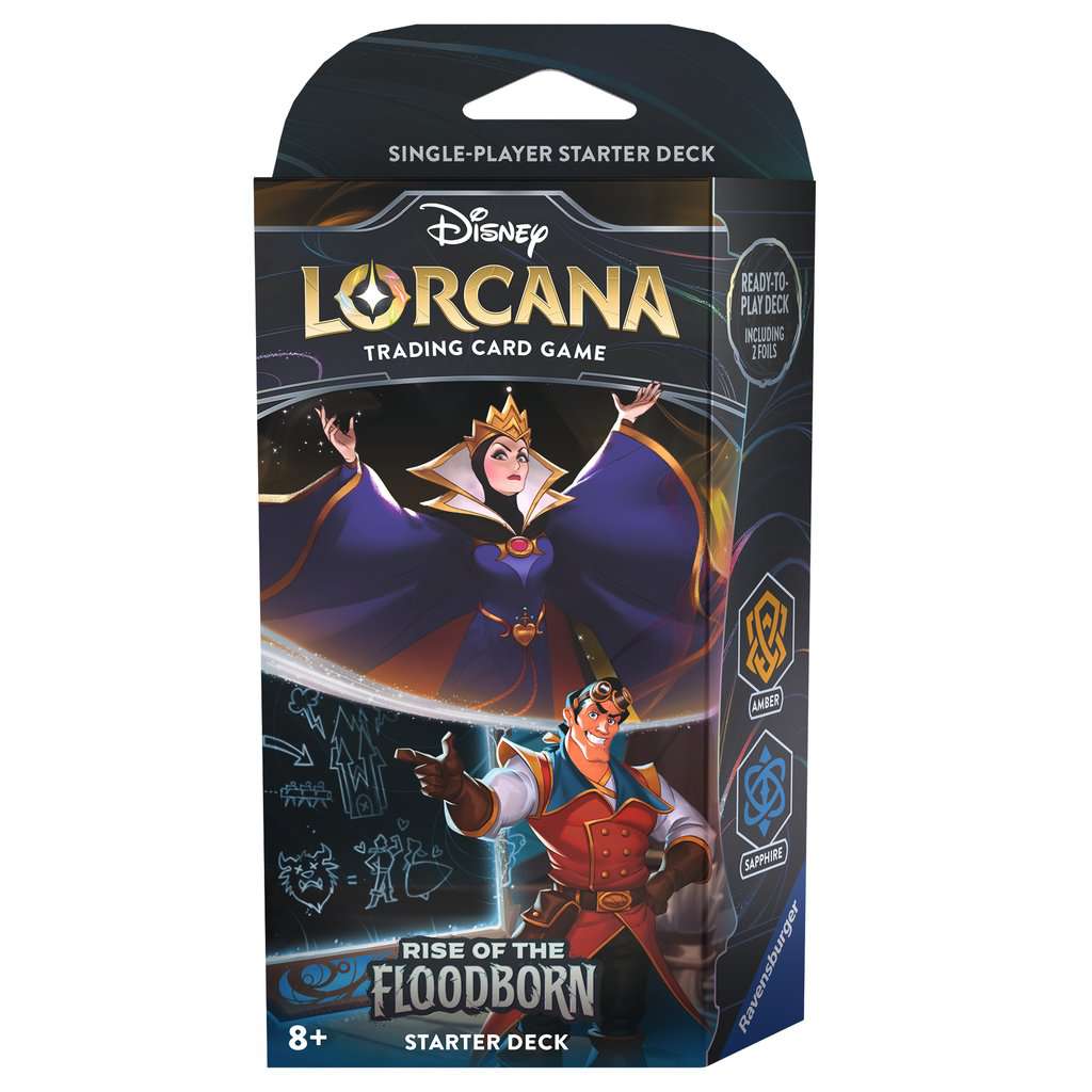 Disney Lorcana: Rise of the Floodborn - Starter Deck Amber & Sapphire