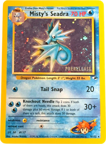 Misty's Seadra (Prerelease)