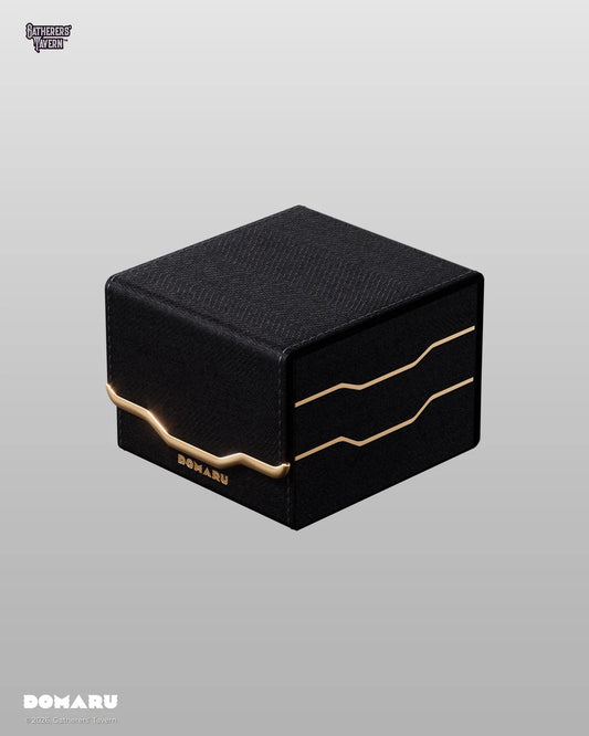 DOMARU Deck Box: Armory Collection - Obsidian - Horizon 133+ Sideloading Box
