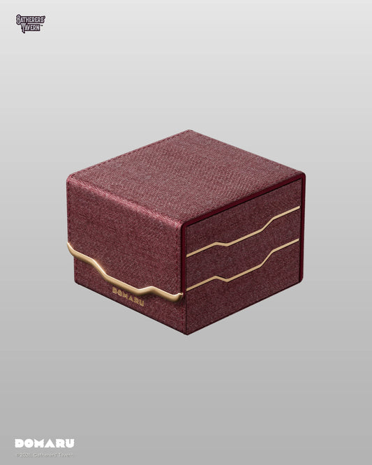 DOMARU Deck Box: Armory Collection - Carnelian - Horizon 133+ Sideloading Box