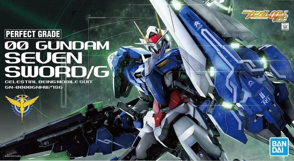 Bandai 1/60 PG: Gundam 00V Battlefield Record - 00 Gundam Seven Sword/G Model Kit