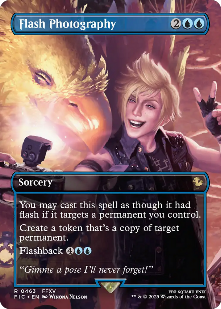 Flash Photography (Borderless) [FINAL FANTASY Commander]