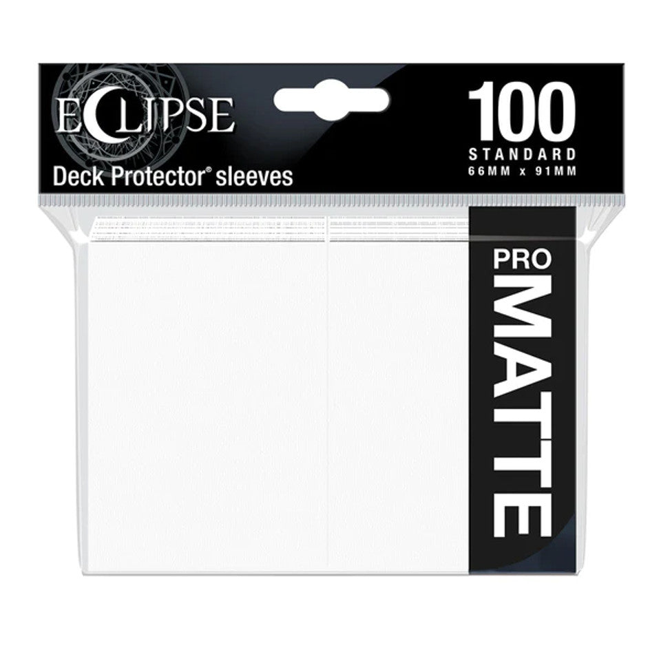 Ultra Pro Sleeves: Arctic White - Eclipse PRO-Matte (100ct)