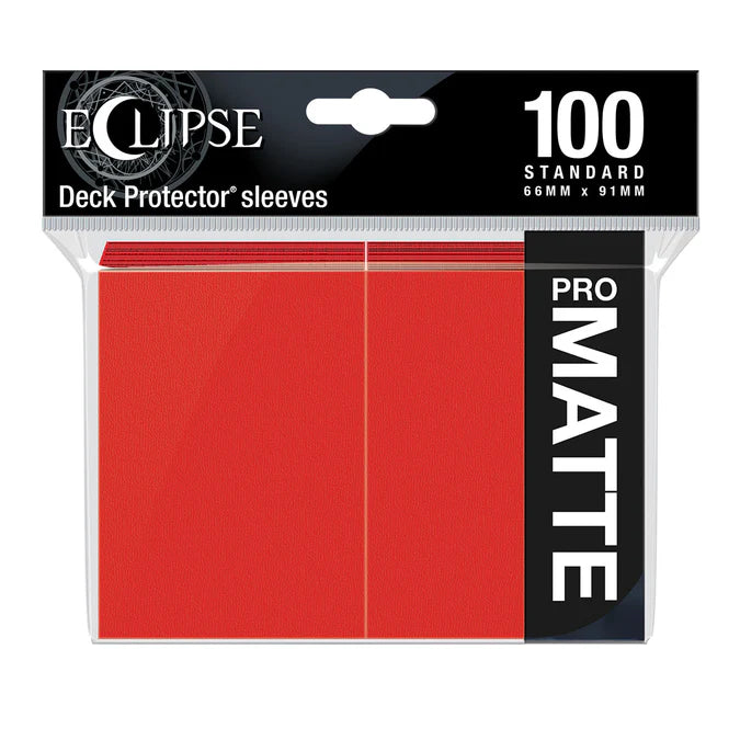 Ultra Pro Sleeves: Apple Red - Eclipse PRO-Matte (100ct)