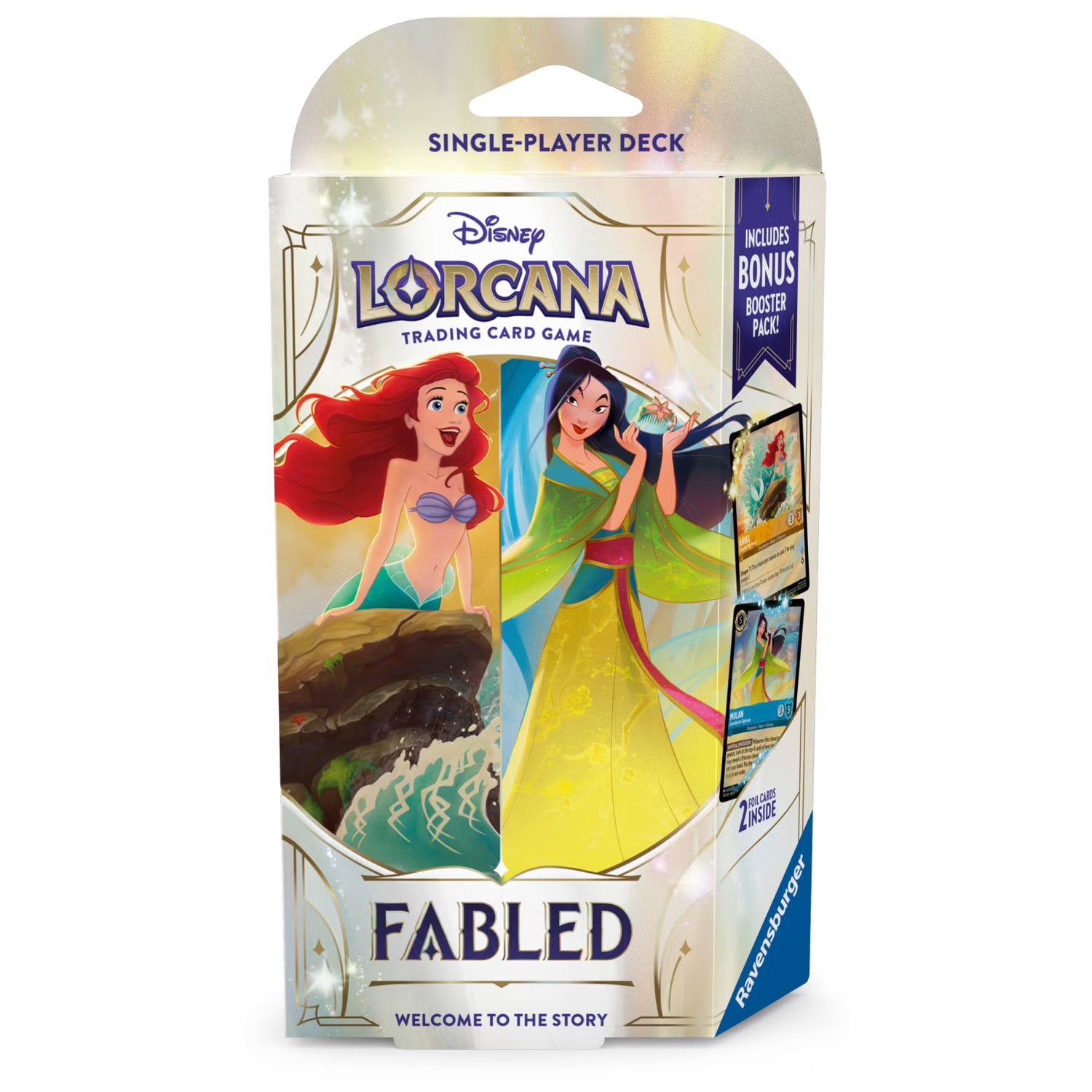 Disney Lorcana: Fabled Amber/Sapphire Starter Deck