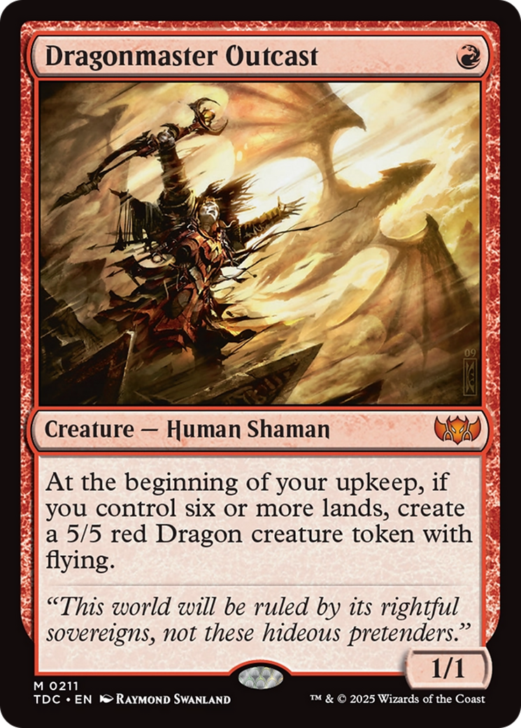 Dragonmaster Outcast [Tarkir: Dragonstorm Commander]