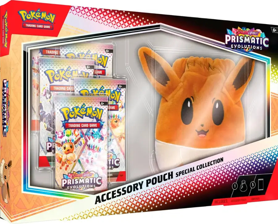 Pokemon TCG: Prismatic Evolutions Accessory Pouch Special Collection - CHEAPER IN STORE -