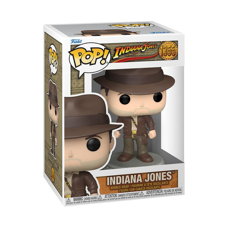 Funko POP! Indiana Jones: Raiders of the Lost Ark Indiana Jones with Jacket 4.65-in Vinyl Bobblehead