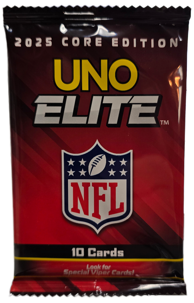 UNO NFL Elite 2025 Core Edition Booster Pack