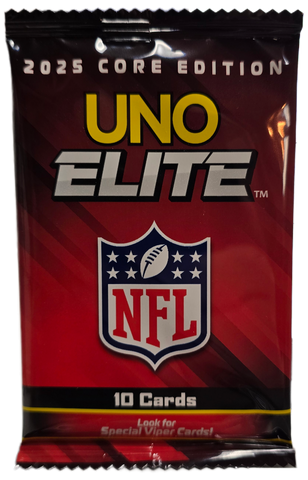 UNO NFL Elite 2025 Core Edition Booster Pack