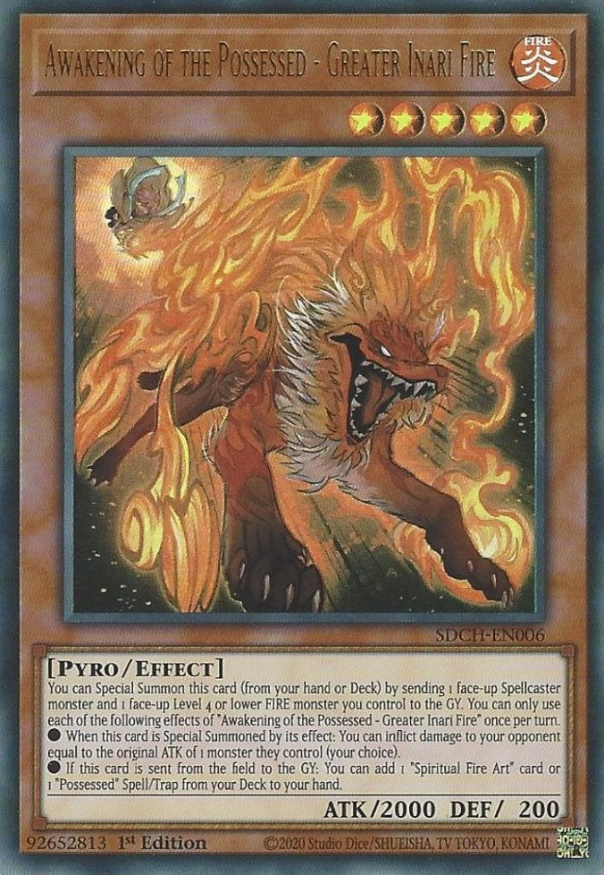 Awakening of the Possessed - Greater Inari Fire