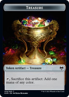 Treasure // Emblem - Tyvar Kell Double-Sided Token