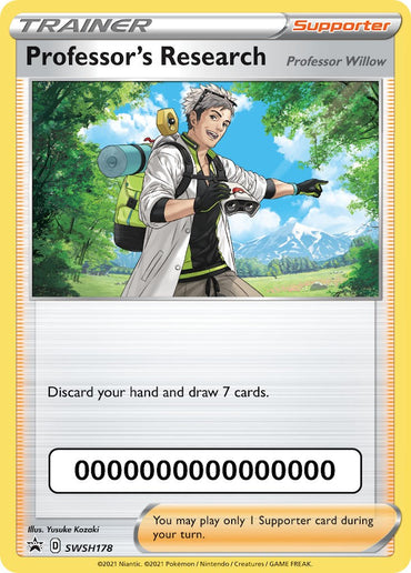 Professor's Research - SWSH178 (with Pokemon Go Code)
