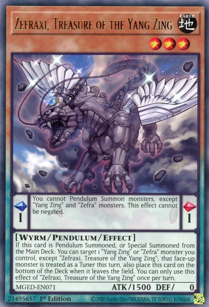 Zefraxi, Treasure of the Yang Zing