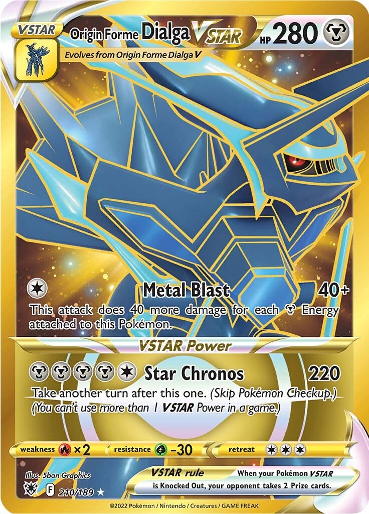 Origin Forme Dialga VSTAR - 210/189 (Secret)