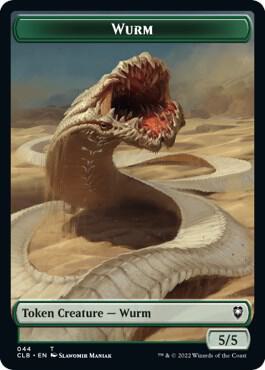 Phyrexian Beast // Wurm Double-Sided Token (Back)