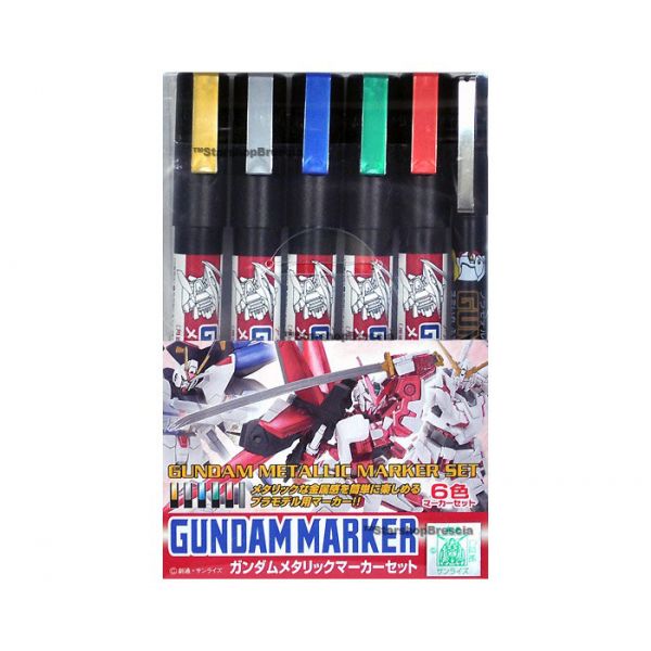 Gundam Marker Metallic Set of 6