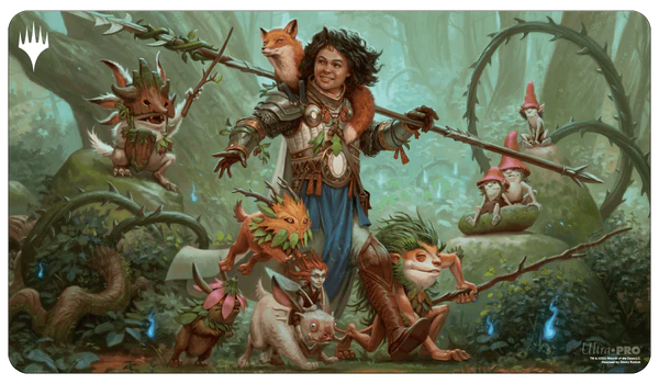 Ultra Pro: Wilds of Eldraine Ellivere of the Wild Court Standard Gaming Playmat for Magic: The Gathering