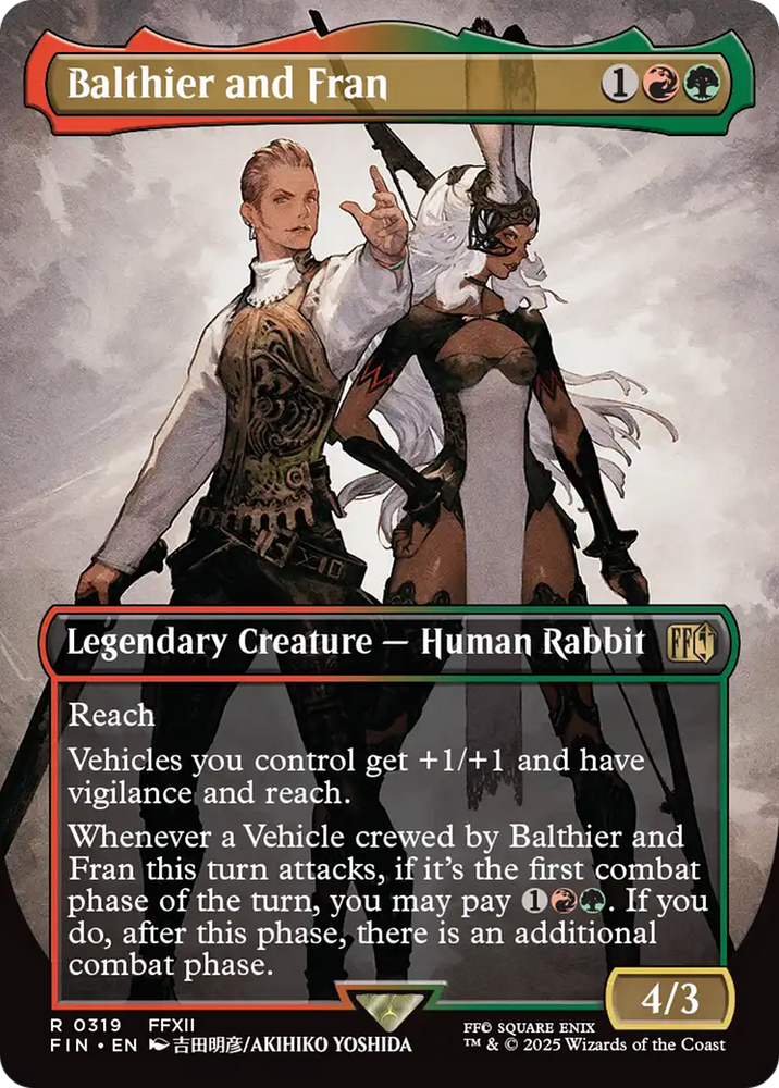 Balthier and Fran (Borderless) (0319) [FINAL FANTASY]