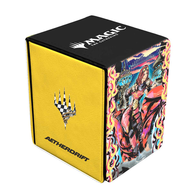 Aetherdrift Chandra, Spark Hunter Alcove Flip Deck Box for Magic: The Gathering