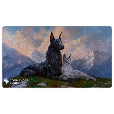 Ultra Pro: Commander Series #8 Rin and Seri, Inseparable Holofoil Playmat for Magic: The Gathering