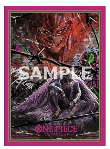 One Piece Card Game Official Sleeves: TCG+ Store Edition Vol. 4 - Donquixote Doflamingo Sleeves