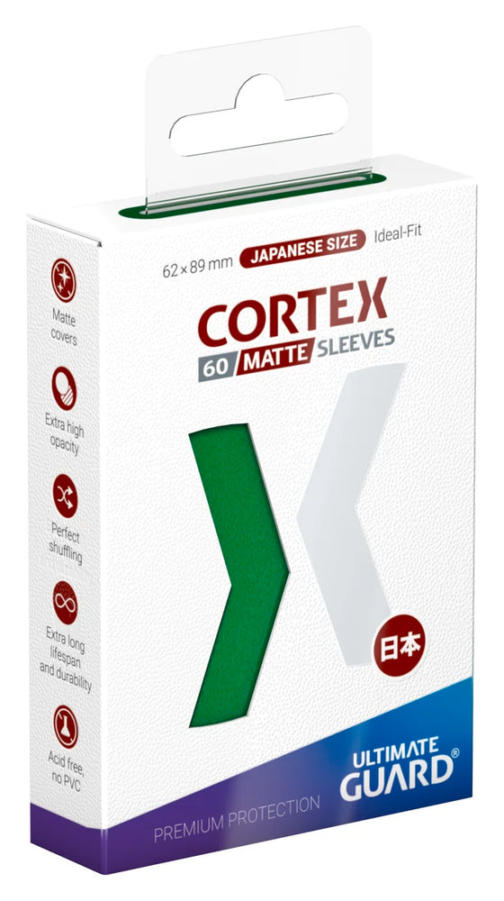 Cortex Sleeves Matte Japanese Size (60) - Green