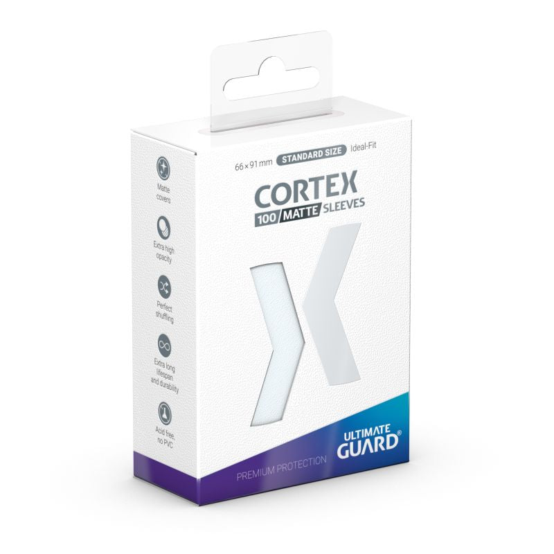 Ultimate Guard - Cortex 100ct Standard Size Matte Sleeves: Transparent