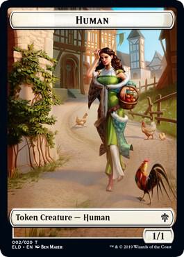 Human 002 (ELD) // Human 002 (ELD) Double-Sided Token (Back)