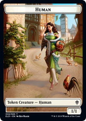 Human // Clue Double-Sided Token (Pioneer 2022)