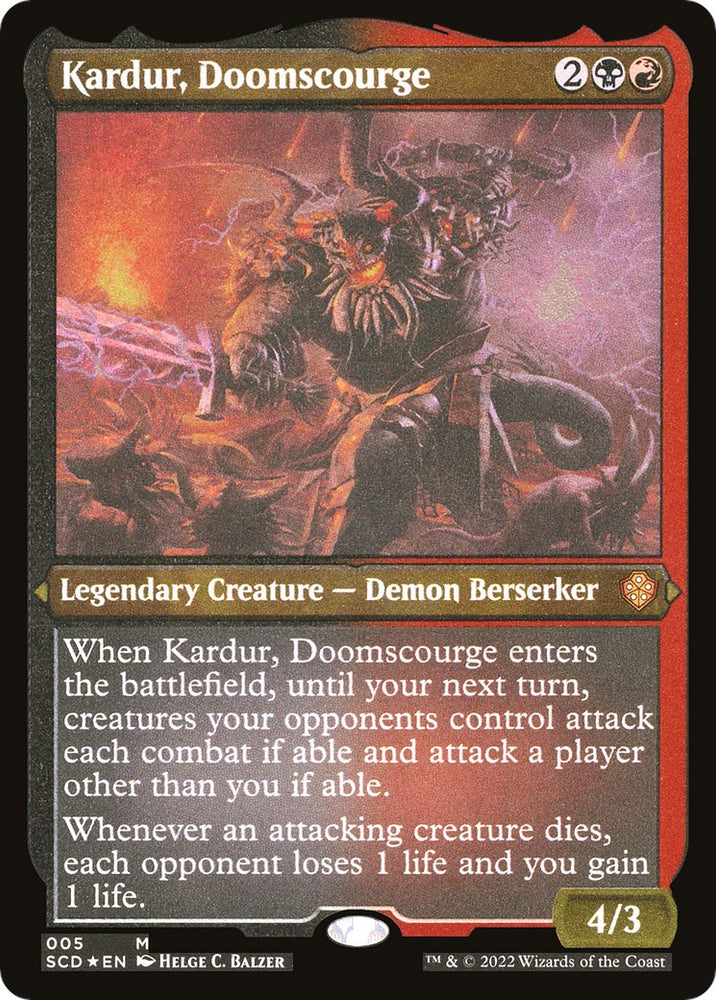 Kardur, Doomscourge (Foil Etched)