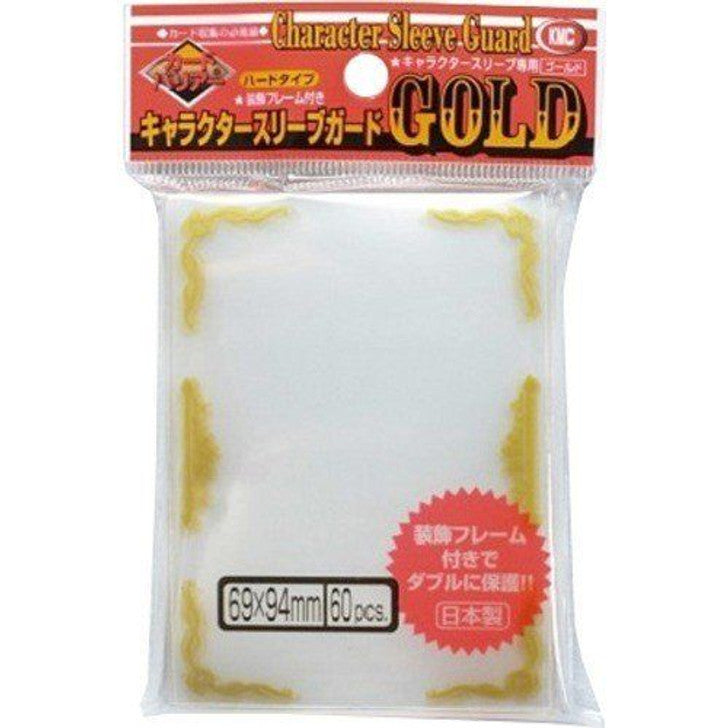 KMC Card Barrier Character Sleeve Guard Gold Hard Type 60pcs