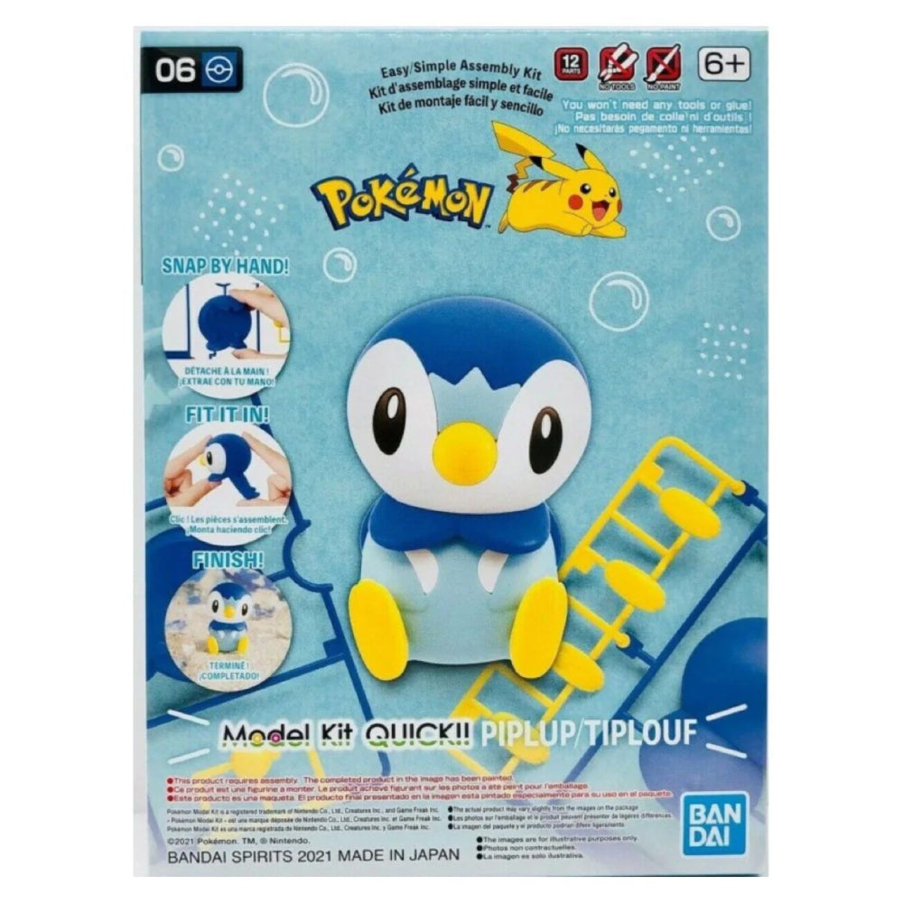06 Piplup "Pokemon", Bandai Spirits Hobby Pokemon Model Kit Quick!!