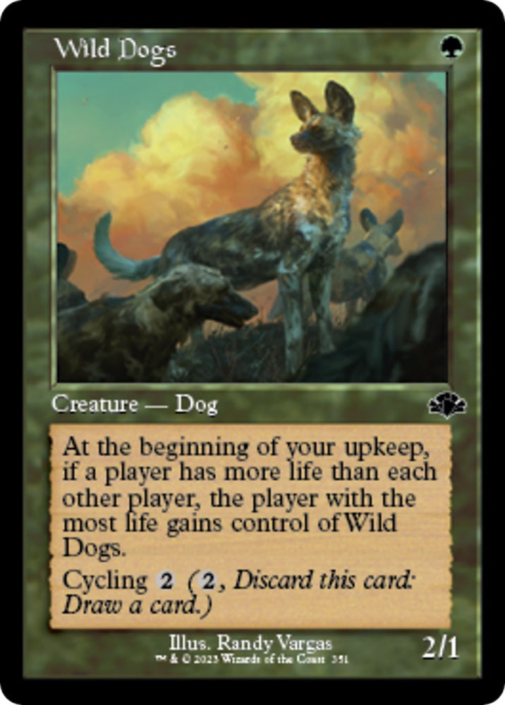 Wild Dogs (Retro Frame)