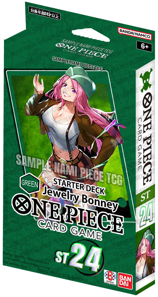 One Piece Card Game: Green Jewelry Bonney Starter Deck [ST-24]