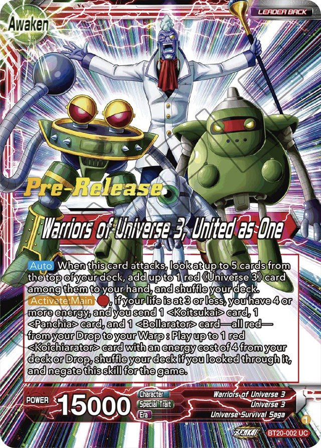 Paparoni // Warriors of Universe 3, United as One