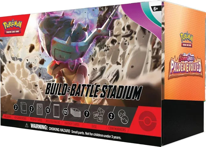 Pokemon TCG: Paldea Evolved Build & Battle Stadium
