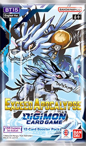 Digimon: Exceed Apocalypse Booster Pack - Exceed Apocalypse (BT15)