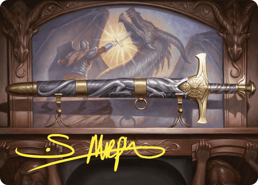 Ancestral Blade Art Card (Gold-Stamped Signature)