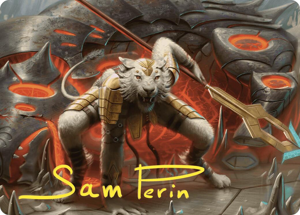 Sunspear Shikari Art Card (Gold-Stamped Signature)