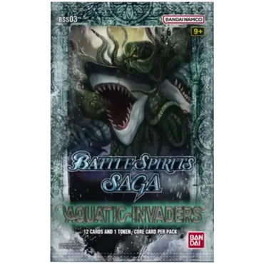 Battle Spirits Saga Trading Card Game Series 3 Aquatic Invaders Booster Pack