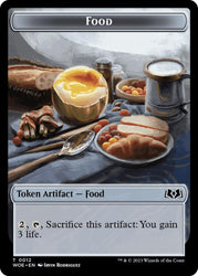 Nightmare // Food (0012) Double-Sided Token (Back)
