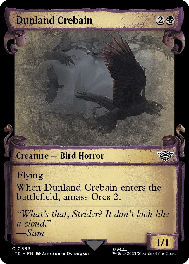 Dunland Crebain (Showcase Scrolls)