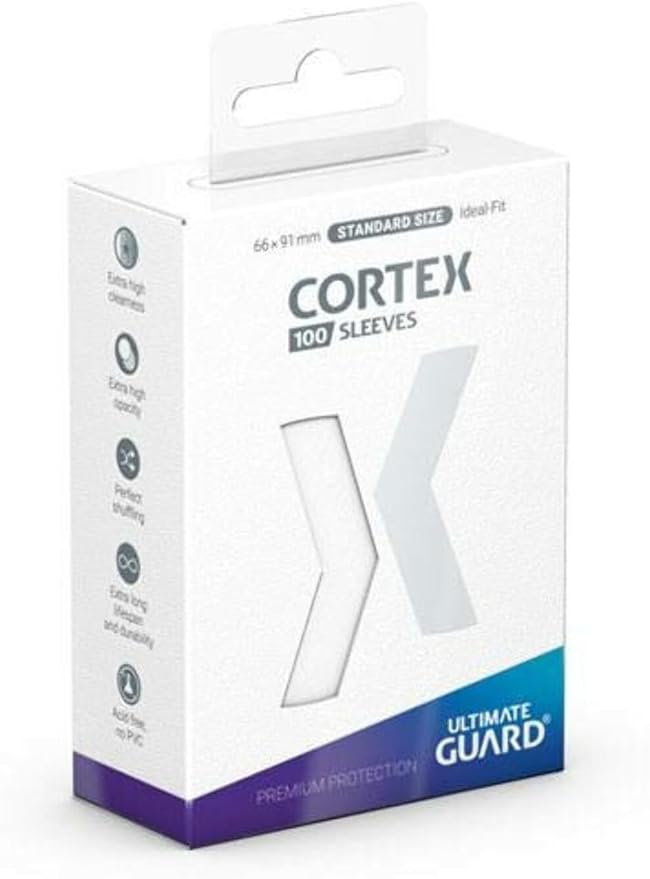 Ultimate Guard - Cortex 100ct Standard Size Sleeves: White