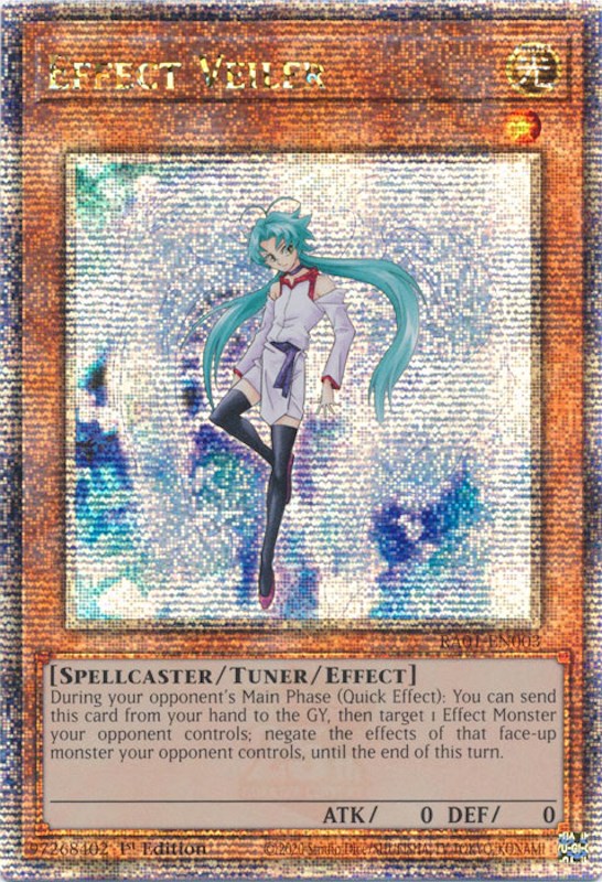 Effect Veiler [RA01-EN003] Quarter Century Secret Rare