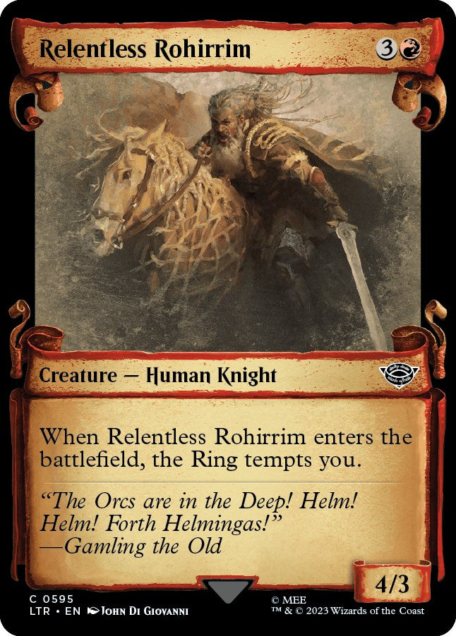 Relentless Rohirrim (Showcase Scrolls)