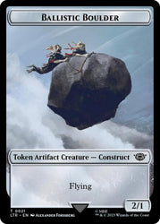Ballistic Boulder // Food (0023) Double-Sided Token (Surge Foil)