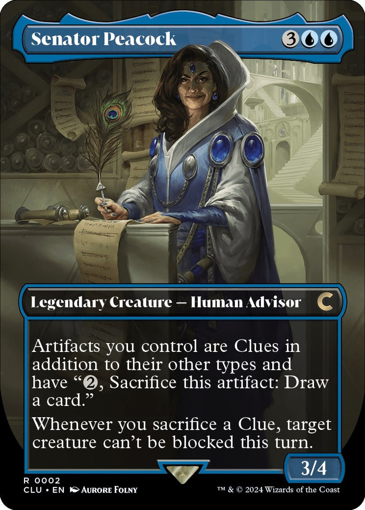 Senator Peacock (Borderless)