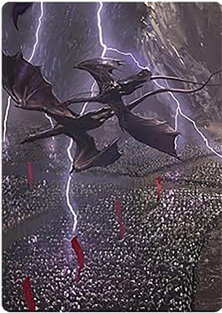 Mordor on the March Art Card
