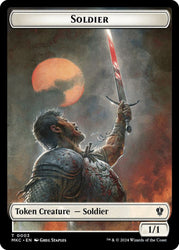 Human // Soldier Double-Sided Token (Back)